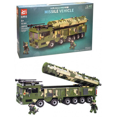 Конструктор ZB 6851 "Ракетный комплекс" 505 дет. 27х7х18 Конструктор ZB 6851 "Ракетный комплекс" 505 дет. 27х7х18