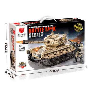 Конструктор BBlock XJ-868C Техника "Танк Challenger" 425 дет. 43x27x6.5 см Конструктор BBlock XJ-868C Техника "Танк Challenger" 425 дет. 43x27x6.5 см