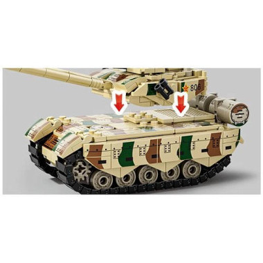 Конструктор BBlock XJ-839F Основной боевой танк 96-го типа 547дет. 48х30х7