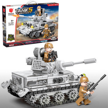 Конструктор BBlock XJ-919С Техника &quot;Танк Germany Panzer IV&quot; 411 дет. 34.5x23.5x5.5 см