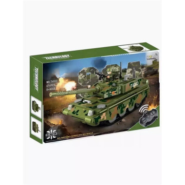 Конструктор T4033 &quot;Военная Техника&quot; на д/у, 676 дет. 51x33.2x6.3