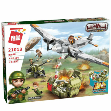 Конструктор Qman 21013 "Война с наземными и воздушными бомбардировками"  557 дет. Конструктор Qman 21013 "Война с наземными и воздушными бомбардировками"  557 дет.