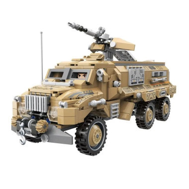 Конструктор Qman 22014 Миссия Гром: Бронетранспортёр 603 дет 43х32х7 см