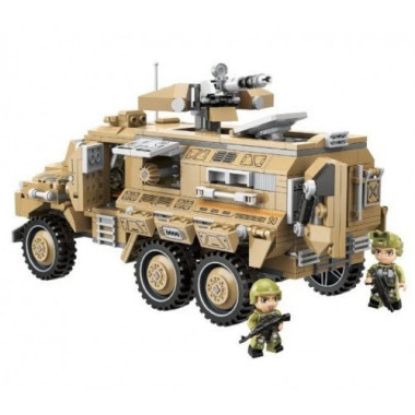 Конструктор Qman 22014 Миссия Гром: Бронетранспортёр 603 дет 43х32х7 см