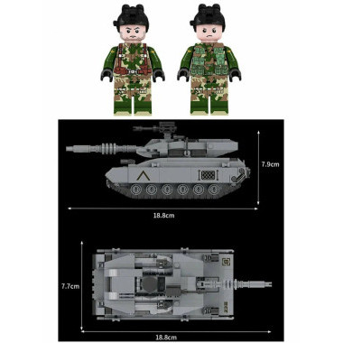 Конструктор FC4004 Forange Block Танк Merkava 393дет.