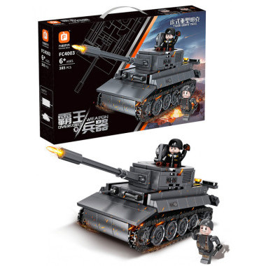 Конструктор Forange Block FC4003 Германский тяжелый танк Tiger I 385дет. Конструктор Forange Block FC4003 Германский тяжелый танк Tiger I 385дет.
