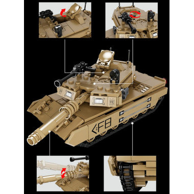 Конструктор FC4002  Forange Block Танк M1A2 Абрамс 1053 дет.