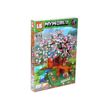 Конструктор LB LB582 Майнкрафт &quot;Цветочный дом&quot; 661 дет. 55х6х37 см