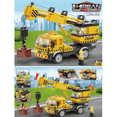 Конструктор BBlock XJ-847C Техника &quot;Подъёмный кран&quot; 365 дет. 48х7х30 см