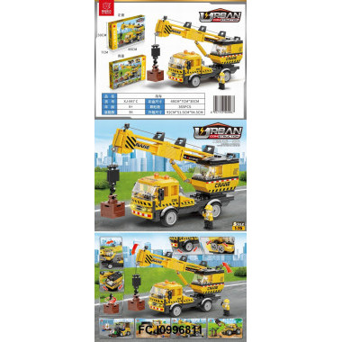 Конструктор BBlock XJ-847C Техника &quot;Подъёмный кран&quot; 365 дет. 48х7х30 см