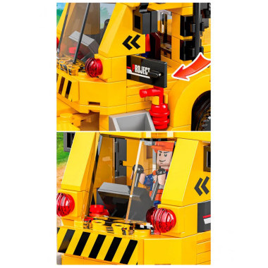 Конструктор BBlock XJ-846D Техника &quot;Каток&quot; 401 дет. 48х7х30 см