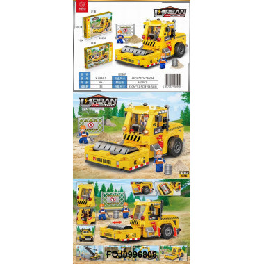 Конструктор BBlock XJ-846D Техника &quot;Каток&quot; 401 дет. 48х7х30 см