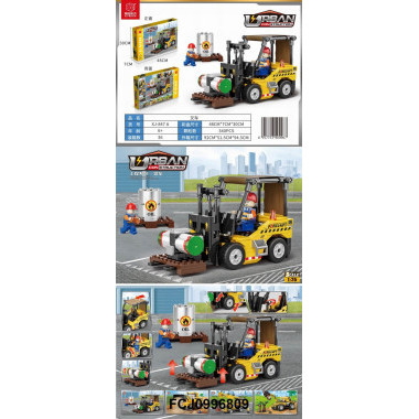 Конструктор BBlock XJ-847A Техника &quot;Погрузчик&quot; 340 дет. 48х7х30 см