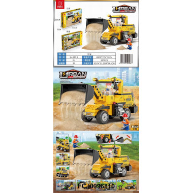 Конструктор BBlock XJ-847B Техника &quot;Бульдозер&quot; 367 дет. 48х7х30 см