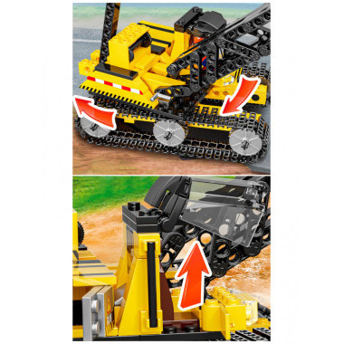 Конструктор BBlock XJ-846A Техника &quot;Гусеничный манипулятор&quot; 462 дет. 48х7х30 см