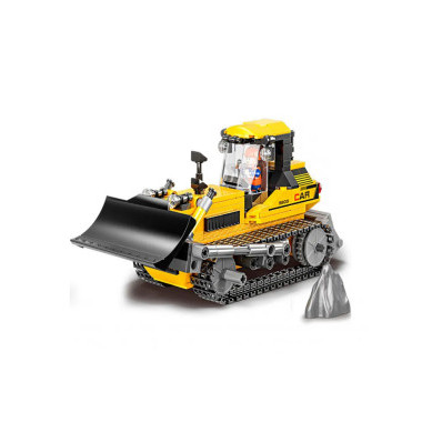 Конструктор BBlock XJ-846B Техника &quot;Бульдозер&quot; 448 дет. 48х7х30 см
