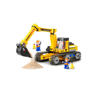 Конструктор BBlock XJ-846C Техника &quot;Гусеничный экскаватор&quot; 432 дет. 48х7х30 см