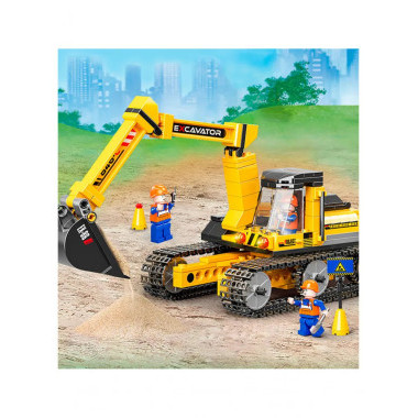 Конструктор BBlock XJ-846C Техника &quot;Гусеничный экскаватор&quot; 432 дет. 48х7х30 см