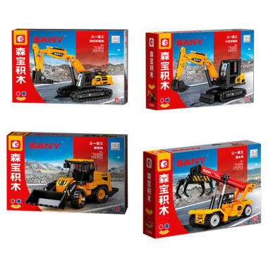 Конструктор 712049-712052 SEMBO &quot;Техника&quot; в дисплеи 4 вида 25.5x18.8x5.5