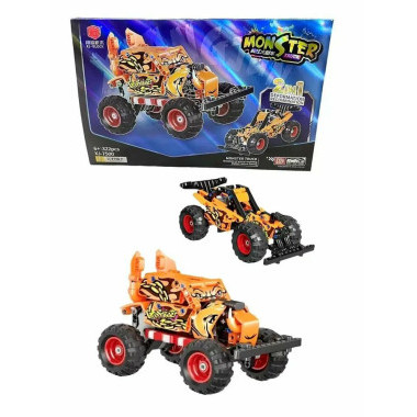 Конструктор BBlock XJ-7500E &quot;Монстр Трак&quot; 2в1 322дет. 40.9x26.1x9.4
