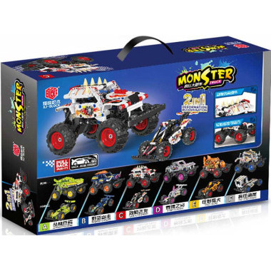 Конструктор BBlock XJ-7500C &quot;Монстер Трак&quot; 307дет. 40.9x26.1x9.4