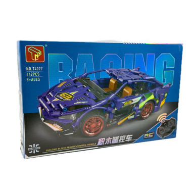 Конструктор T4027 Техника &quot;Гоночный автомобиль Lamborghini&quot; на д/у (на батарейках), 442 дет., два вида