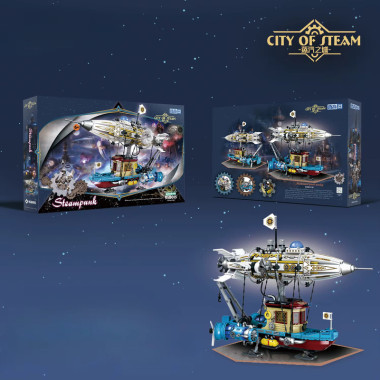 Конструктор Zhe Gao 958015 &quot;Механический дирижабль&quot;  1256 дет.