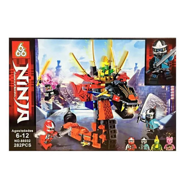 Конструктор 666 66032 Ниндзяго "Дракон" 282 дет 47.5x32x6 см