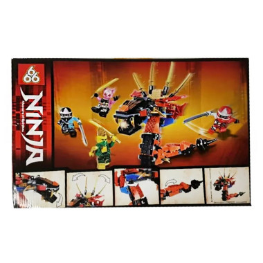 Конструктор 666 66032 Ниндзяго &quot;Дракон&quot; 282 дет 47.5x32x6 см