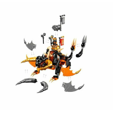 Конструктор 68782 (8009) Lepin Ниндзяго &quot;Земной дракон Коула&quot; 285 дет. 19х26.2х6