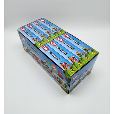 Конструктор 417 Майнкрафт &quot;Подземелье с сокровищами&quot; 8 шт. в упаковке 19х14х4.2см