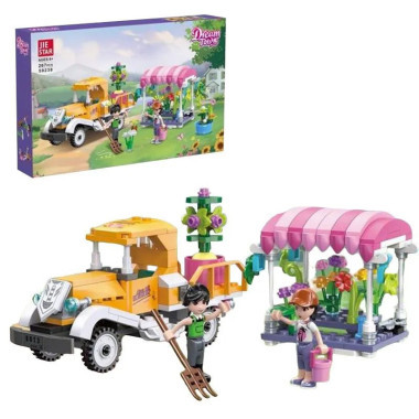 Конструктор Jie Star 59238 &quot; Подружки, Флорист&quot; 267 дет. 35.5х5.5х22