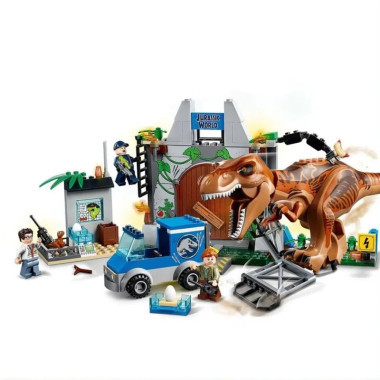 Конструктор Lepin 20920 Динозавры &quot;Побег Ти-Рекса&quot; 150 дет. 38х6х26