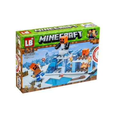 Конструктор LB548-1 Майнкрафт &quot;Герои у реки&quot; 8 шт в упаковке 21х14.5х4 см