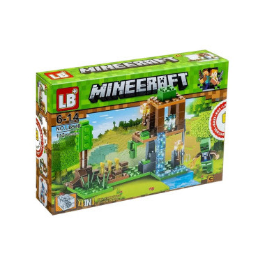 Конструктор LB548-1 Майнкрафт &quot;Герои у реки&quot; 8 шт в упаковке 21х14.5х4 см