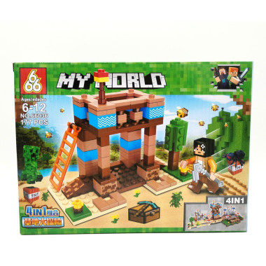 Конструктор 666 66036 Майнкрафт &quot;Подземная база&quot; 8 шт в д/б