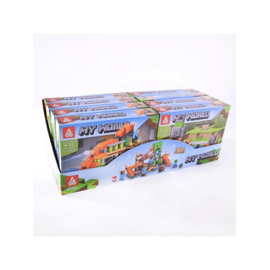 Конструктор 666 66066 Майнкрафт &quot;Лавовый аквапарк&quot; 8 шт в д/б