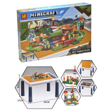 Конструктор Qi Hao 123-811 Майнкрафт лабиринт со столом 179 дет 42x6x28 см Конструктор Qi Hao 123-811 Майнкрафт лабиринт со столом 179 дет 42x6x28 см
