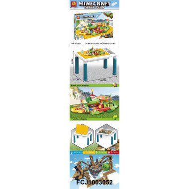 Конструктор Qi Hao 123-811 Майнкрафт лабиринт со столом 179 дет 42x6x28 см