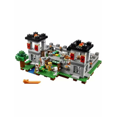 Конструктор 80004 Майнкрафт &quot;Крепость&quot; 4 шт. в упаковке 28х21х4 см