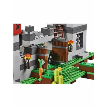 Конструктор 80004 Майнкрафт &quot;Крепость&quot; 4 шт. в упаковке 28х21х4 см