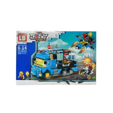 Конструктор LB LB4102 Сити "Погоня за преступником" 401 дет. 47.5x32x7 см Конструктор LB LB4102 Сити "Погоня за преступником" 401 дет. 47.5x32x7 см