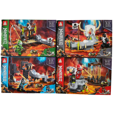 Конструктор 66074 Ninjago "Постройки на вулкане" 8 шт в упаковке 18.5х14х4.3см Конструктор 66074 Ninjago "Постройки на вулкане" 8 шт в упаковке 18.5х14х4.3см