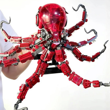 Конструктор Tec Creators 7062 &quot;Механический осьминог&quot; с подсветкой, 882 дет., 33X7X23