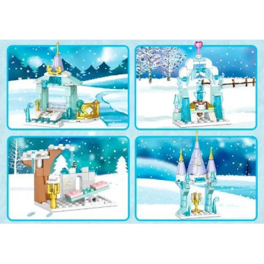 Конструктор Zhe Gao QL2001 Принцессы &quot;Волшебный замок&quot; 16 шт в д/б