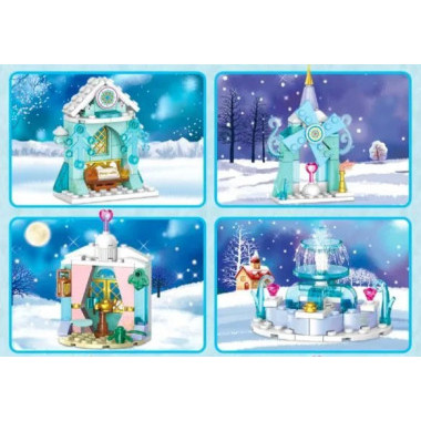 Конструктор Zhe Gao QL2001 Принцессы &quot;Волшебный замок&quot; 16 шт в д/б