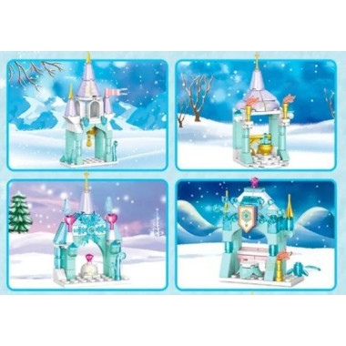 Конструктор Zhe Gao QL2001 Принцессы &quot;Волшебный замок&quot; 16 шт в д/б