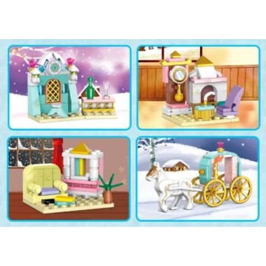 Конструктор Zhe Gao QL2001 Принцессы &quot;Волшебный замок&quot; 16 шт в д/б