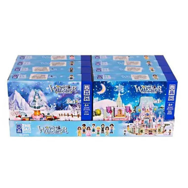 Конструктор Zhe Gao QL2005 Принцессы &quot;Снежный замок&quot; 8 шт в д/б