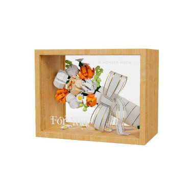 Конструктор WonderMoon 804204 Цветы &quot;Букет в раме&quot; 503 дет. 18х11х15 см